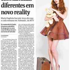 Produção de moda e figurino programa 'Adotada' com Maria Eugênia Suconic. MTV Brasil - 2014